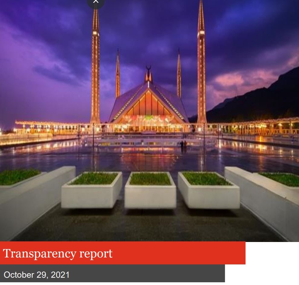 Transparency Report 2021