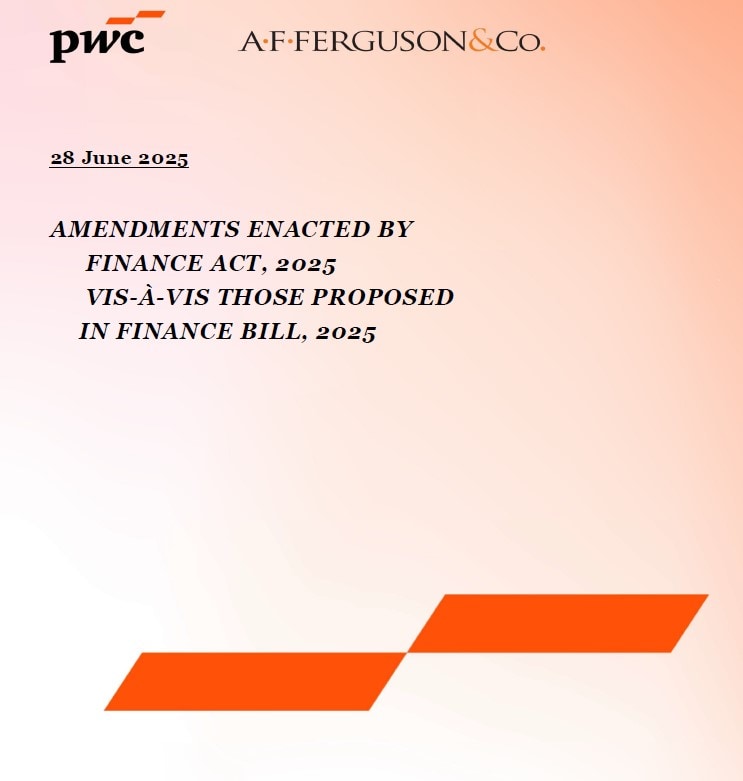 AFFs Tax Memorandum on changes in Finance Bill 2025